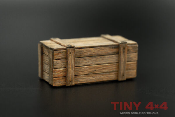 Wooden Cargo Crates for 1/24 to 1/35 Micro RCs