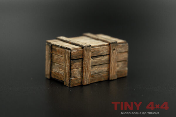 Wooden Cargo Crates for 1/24 to 1/35 Micro RCs