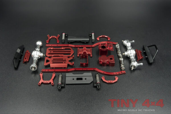 Full Metal Orlandoo Hunter A01 Chassis (Red/Black)