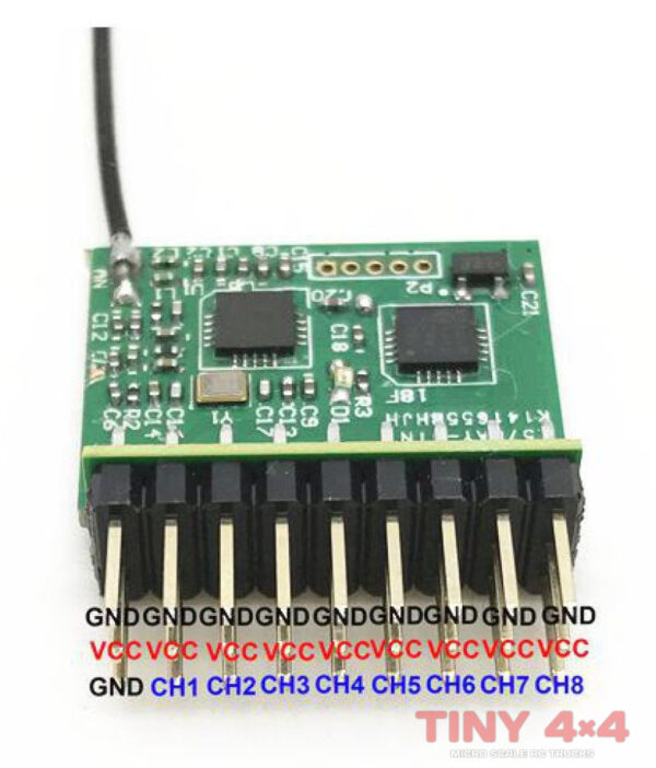 DasMikro 8 Channel Micro Receiver For Flysky