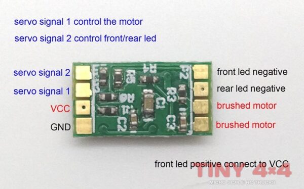 ESC for 1/87 Micro RC Cars 1S3A