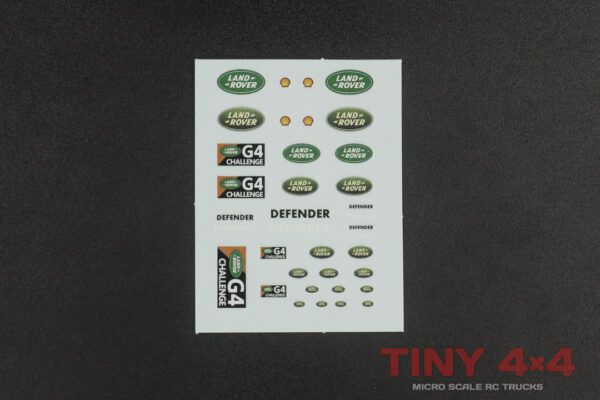 1/35 1/32 Land Rover / G4 Decals for Orlandoo Hunter