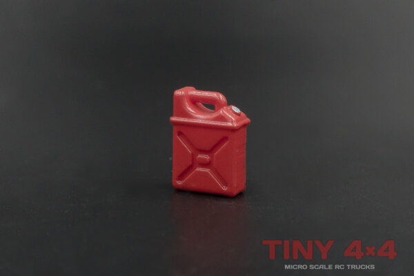 Red Jerry Cans for 1/32 and 1/24 Micro RCs