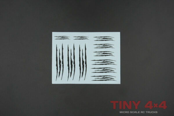 1/35 1/32 Stripes Monster Claws Decals for Orlandoo Hunter