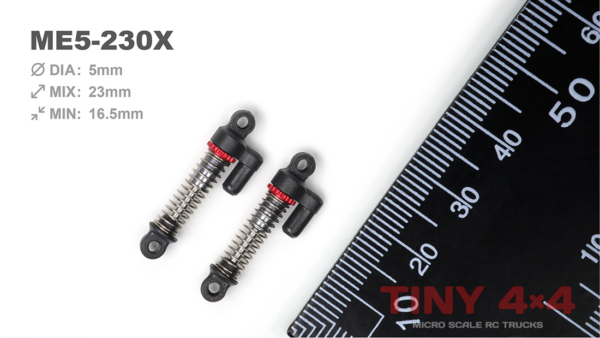 ME5-230X Alloy Threaded Shocks for Orlandoo Hunter