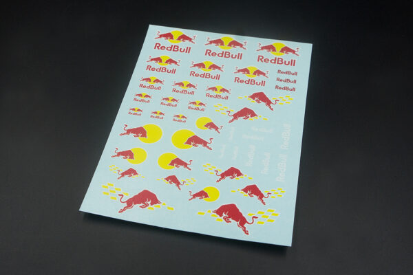 Red Bull Decals for 1/35 or 1/32 Micro RC’s