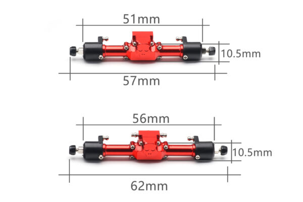 Alloy Worm Gear Orlandoo Axles